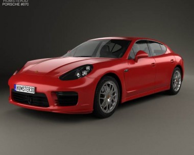 Porsche Panamera GTS 2014 3D model