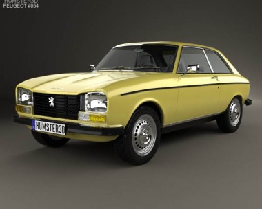 Peugeot 304 coupe 1970 3D Model