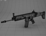 FN SCAR-L 3d model