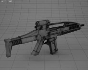 Heckler & Koch XM8 3d model