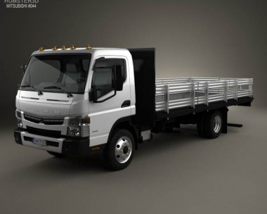 Mitsubishi Fuso Flatbed Truck 2013 3D model