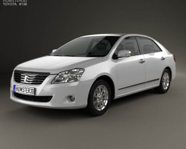 Toyota Premio 2010 3D Model