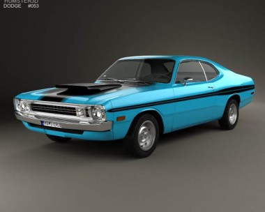 Dodge Demon 340 1972 3D Model