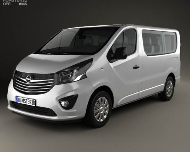 Opel Vivaro Passenger Van 2014 3D model