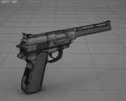 Wildey .475 Magnum 3d model