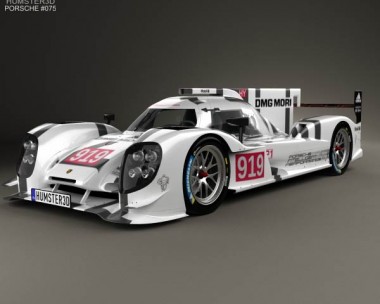 Porsche 919 Hybrid 2014 3D Model