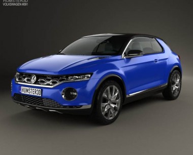 Volkswagen T-Roc 2014 3D Model