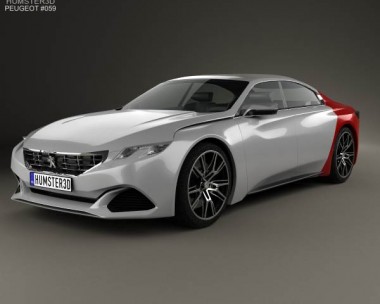 Peugeot Exalt 2014 3D model