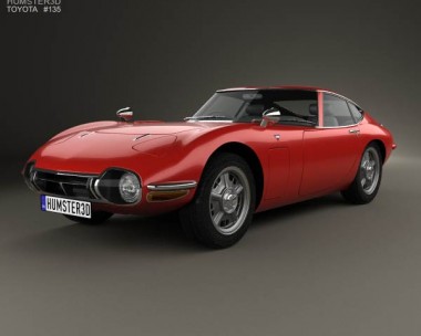 Toyota 2000GT 1967 3D Model