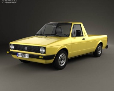 Volkswagen Caddy (Type 14) 1982 3D Model