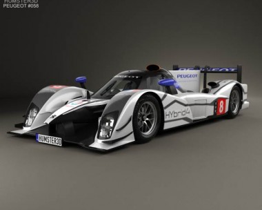 Peugeot 908 hybrid4 2012 3D Model