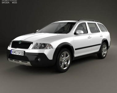 Skoda Octavia Scout 2005 3D Model
