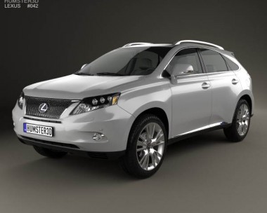 Lexus RX hybrid 2009 3D model