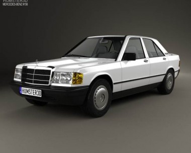 Mercedes-Benz 190 (W201) 1982 3D model