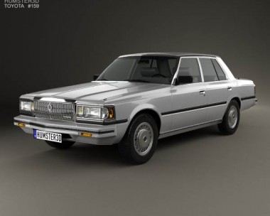 Toyota Crown (S110) Super Saloon 1982 3D Model