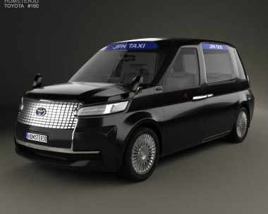 Toyota JPN Taxi 2013 3D Model