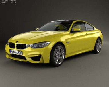 BMW M4 (F82) 2014 3D Model