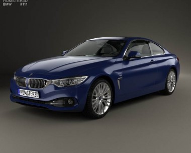 BMW 4 Series (F32) Coupe Luxury Line 2013 3D model