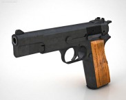 Browning Hi Power 3d model