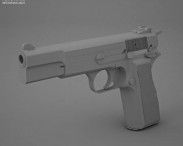 Browning Hi Power 3d model