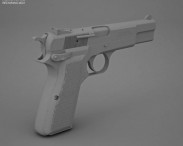 Browning Hi Power 3d model