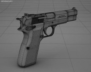 Browning Hi Power 3d model