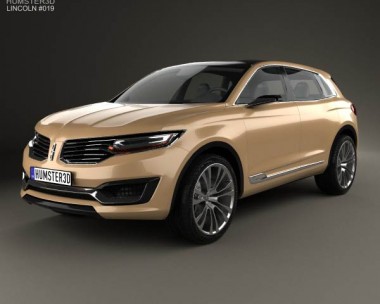 Lincoln MKX 2014 3D Model