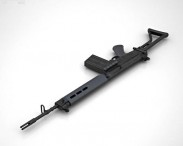 FN FAL 50.64 3d model