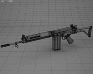 FN FAL 50.64 3d model