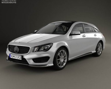 Mercedes-Benz CLA-Class (C117) Shooting Brake 2014 3D model