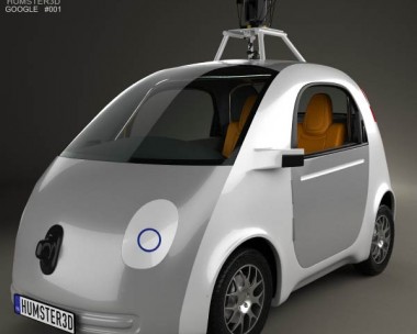 Google Self-Driving Car 2014 3D Model