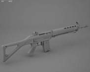 SIG SG 550 3d model