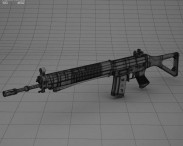 SIG SG 550 3d model