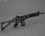 SIG SG 550 3d model