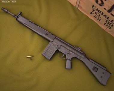 Heckler & Koch G3A3 3D Model