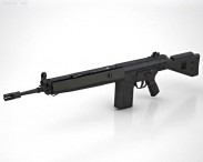 Heckler & Koch G3A3 3d model