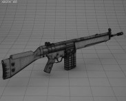 Heckler & Koch G3A3 3d model