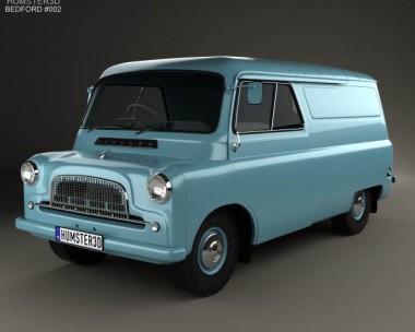 Bedford CA Panel Van 1965 3D model