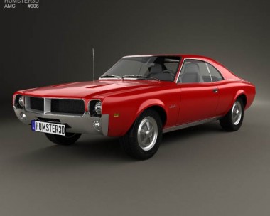 AMC Javelin 1968 3D Model