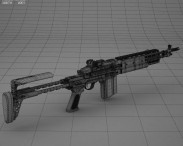 Mk 14 Enhanced Battle Rifle 3d model