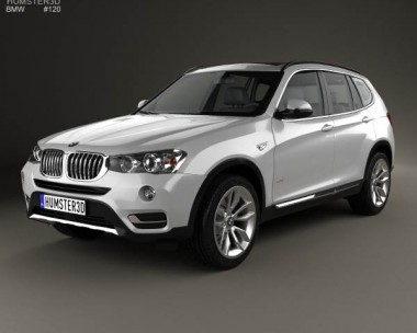 BMW X3 (F25) 2014 3D Model