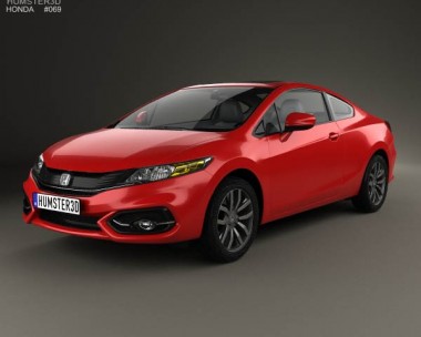 Honda Civic coupe 2014 3D model