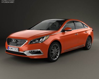 Hyundai Sonata (US) 2015 3D Model