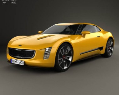 Kia GT4 Stinger 2014 3D Model