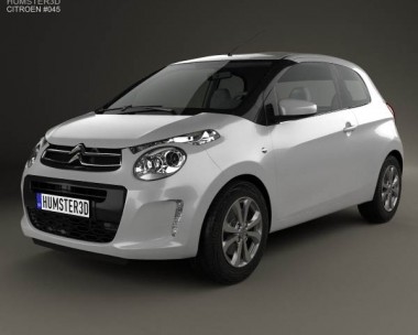 Citroen C1 3-door 2014 3D model