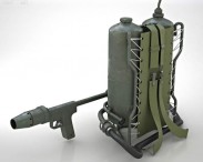 M2 Flamethrower 3d model