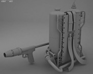 M2 Flamethrower 3d model