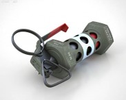 M84 Stun Grenade 3d model