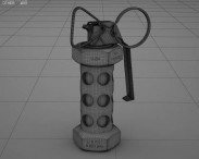 M84 Stun Grenade 3d model