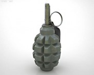 F1 Grenade 3d model